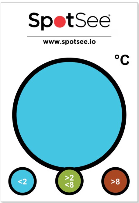 SpotCheck 2°C - 8°C hőmérséklethez