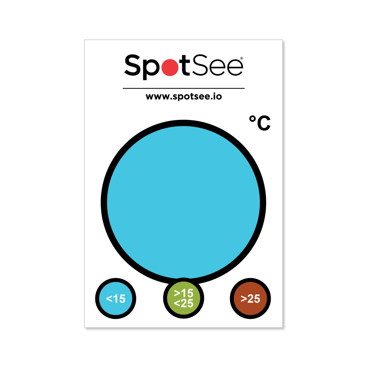 SpotCheck 15°C - 25°C hőmérséklethez