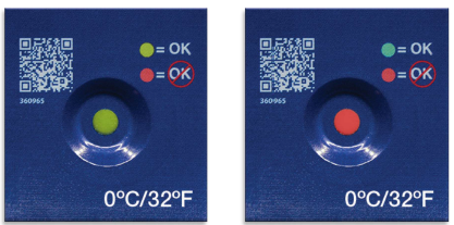 TempDot Freeze Indicator – wskaźnik zamarznięcia 0°C